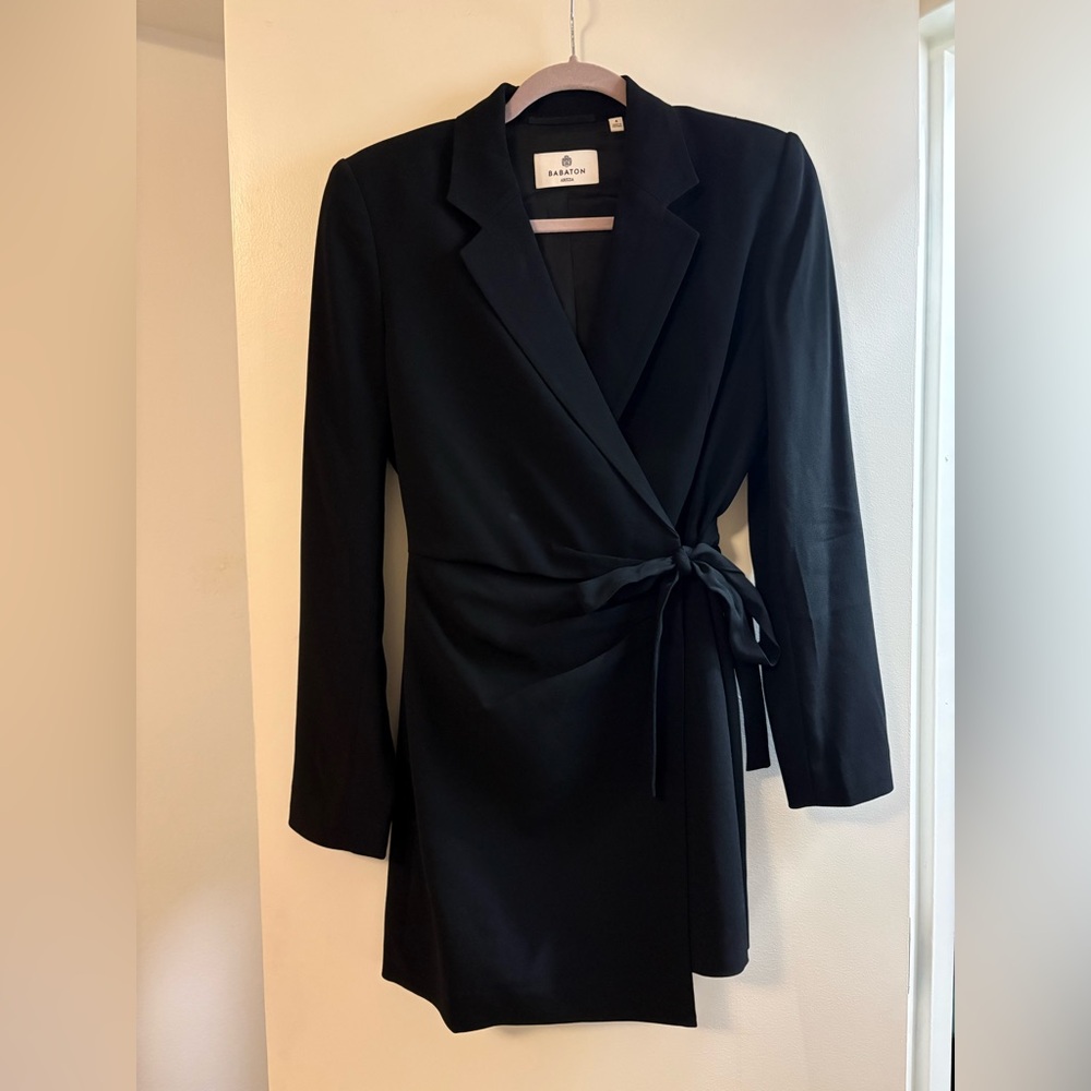 Aritzia Black Long Sleeve Dress